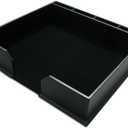 Dacasso Leather Conference Pad Holder, Classic Black (A1080)