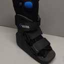 United Ortho USA14115 Short Air Cam Walker Fracture Boot, Medium, Black