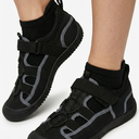 ZeroXposur Black Sandals for Kids, Outdoor Shoes, River Sandals for Kids, Black and Gray,  Size 5Y