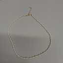 Summer Pearl Beaded Necklace in 18K Gold