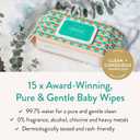 JOONYA Unscented Baby Wipes Plant-Based, Fragrance-Free Bulk Diaper Wipes | Hypoallergenic, Non-Toxic & Biodegradable Wet Wipes for Sensitive Newborn Skin | 24 Packs of 80 (1,920 Total)