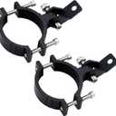 Heavy Duty Motorcycle Light Mount Bracket, Motorcycle Spotlight Bracket, Universal Fit for Motorcycle, ATV, UTV, Truck Auxiliary Lights - 2 Pack (1.58-2.5 INCH)