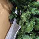 National Tree Company 7.5 ft Pre-Lit Jersey Fraser Fir Artificial Christmas Tree, 1,250 Clear Lights, 3,144 Tips, Includes Stand, Green