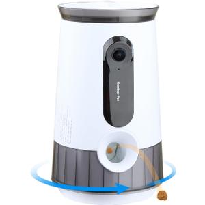 Gardner Pet Smart Pet Camera Treat Dispenser with 1080P HD Video, 2.4G WiFi, 2-Way Audio, 360 Laser Toy, Night Vision, Cloud & SD Storage, Compatible with Dogs & Cats