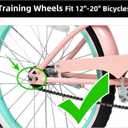 Training Wheels for 12 Inch, 14 Inch, 16 Inch, 18 Inch, 20 Inch Kids Bikes Children Toddler Bicycle Training Wheels with Stabilizer Mounted Kit for Single Speed Bicycle