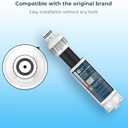 Crystala Filters Replacement for DA97-17376B Water Filter, NSF 42 Compatible with Samsung HAF-QIN, HAF-QIN/EXP, DA97-08006C, RF23M8070SG, RF23M8070SR, RF23M8090SG, RF23M8570SR (3 Pack)