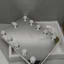 halumao 14.6" Vanity/Makeup Mirror with Lights, Hollywood Mirror with 11 Dimmable LED Bulbs,3 Color Modes,Touch Control