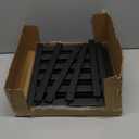 Dranixly Shoe Rack, 2-Tier Bamboo Stackable Shelf Storage Organizer, Stand for Closet, Entryway and Hallway Black