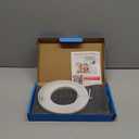 Magnetic Window Screen, Adjustable DIY 47x51in Window Screen Replacement, White Frame Gray Fiberglass Mesh, No Drilling Easy Cut-to-Fit for Sliding/Swing/Top-Hung, Fits Wood/Iron/PVC Frames