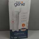 Playtex Diaper Genie Complete Pail with Built-In Odor Controlling Antimicrobial, Includes Pail & 1 Refill, White , 8.36 Pound