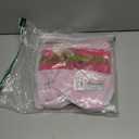 PRETTYGARDEN Women's Ruffle Short Sleeve Shirts 2025 Summer Casual Basic Tee Cute Fitted Crew Neck Fashion Tops Clothes (Red, S)