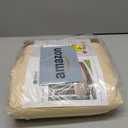 COSFLY Waterproof Patio Furniture Table Covers Durable, Rectangular Outdoor Coffee Table Covers - Fits up to 74L x 47W x 28H inches (Brown)