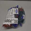 Novelty Lights 24FT 70 LED C6 Christmas String Lights, Outdoor Commercial Grade Tree Decorations, Permanent LED Lights (Blue/Orange) (Green Wire)