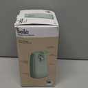 bella Electric Can Opener and Knife Sharpener, Removable Cutting Lever, Cord Storage, Stainless Steel Blade, Seaglass