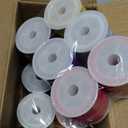 12rolls Colored Elastic Stretch String Assortment 2mm 300ft Elastic Round Beaded Cord Small Bungee Shock Cord for Pony Silicone Beads Large Hole Bead Keychain Bracelet DIY Crafts & Sewing (ZH169)