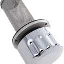 Hydraulic Breather Cap with 40 Micron Strainer - 3 Hole Flange Mount,35CFM,Stainless steel Filtration Vent for Oil Tanks | Compatible with Excavator,Tractor,Automotive,Hydraulic Reservoir(Replacement)