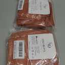 Short Curtains Sets for Kitchen Windows,Sheer Boho Vintage Farmhouse Western Bathroom Decor,Terracotta Red Rust Orange, 24"W x 45"L (Pack of 2)