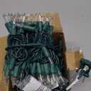 Christmas Lights Clear White 2 Pack Total 200 Count Incandescent Lights UL Certified Connectable Christmas Tree Lights with Green Wires for Indoor Outdoor Xmas, Wedding, Holiday, Home Decorations