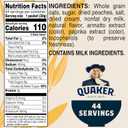 Quaker Instant Oatmeal, Peaches & Cream, 1.05oz, 44 Counts (Pack of 1) BBD Jan 17 2027
