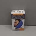 LotFancy Face Ice Pack Wrap for TMJ, Wisdom Teeth, with 4 Reusable Hot Cold Therapy Gel Packs, Pain Relief for Head, Oral and Facial Surgery, Dental Implants, Blue (Blue(one Size Fits Most))