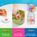 Coodoo Magic Water Elf Toy Craft Kits, Aqua Fairy Water Gel DIY Squishies Squishy Maker Toddler Kids Toys for Girls Boys Toys Birthday Gifts, Art Supplies Arts and Crafts for Kids Ages 4-6 4-8 8-12