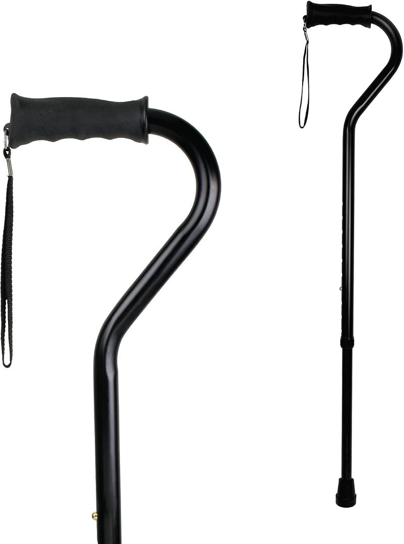 Carex Ergo Offset Walking Cane, 1 Count