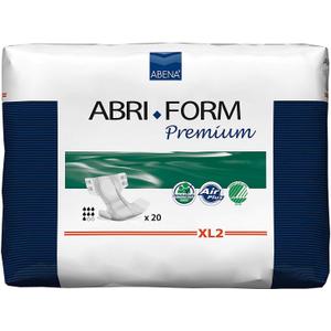 Abena Abri-Form Premium Incontinence Briefs, Level 2, (Extra Small To Extra Large Sizes) Extra Large, 80 Count