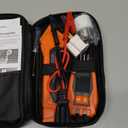 Circuit Breaker Finder Kit with GFCI Outlet Tester for 90-135V AC Circuits,includes Light Socket Adapter, 3-2 Prong Grounding Adapter & Clip adapter,Portable Electrical Tool with Carrying Case (Orange)