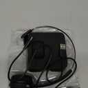 Trucker Bluetooth Headset with Microphone, Wireless Cell Phone Headset with Noise Canceling Mic Charging Base Mute Function for Home Office Call Center Skype (Black&Silver)