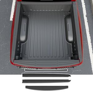 powoq 5.7FT Truck Bed Rail Caps Compatible with 2019-2025 Dodge Ram 1500 Side Rails Covers 4Pcs Tailgate Molding Cap Around Protector Replacement for 2019-2025 Dodge Ram 1500 Accessories