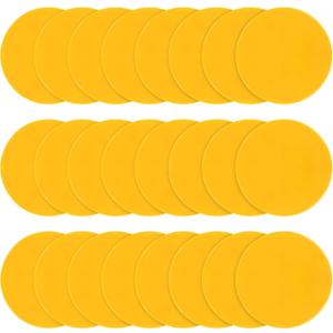 4inch & 9inch Poly Spots Spot Markers for Gym Floor, 12/24 Pcs Flat Cones Non-Slip Rubber Floor Dots Agility Markers for Soccer Basketball Sports Speed Training, Dance, Classroom Activities