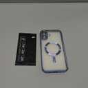 Misea Magnetic for iPhone 16 Plus Case Compatible with MagSafe [Never Yellowing] [Military Grade Drop Protection] Full Camera Lens Protector Plating Soft Clear Phone Case for Women 6.7", Sierra Blue