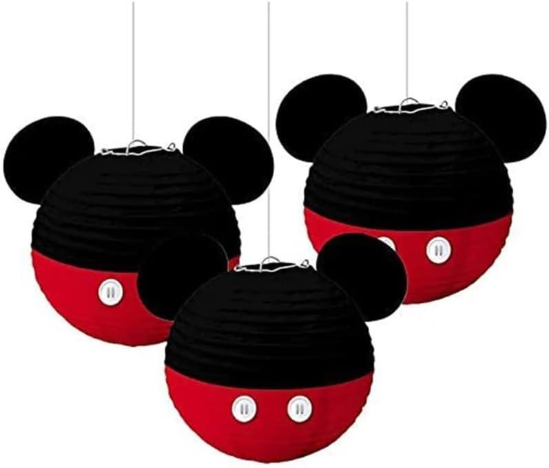 amscan Mickey Mouse Forever Paper Lanterns - 11 3/4", 3 Pcs