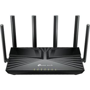 TP-Link Tri-Band 6-Stream Wi-Fi 6E Router - 6 Ghz Band - Speed up to 5.4 Gbps - Archer AXE5400