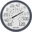 Taylor Big & Bold Wall Thermometer, 13.25 Inch, Navy