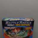 Bay Blade 17.8 Inch Large Stadium with 6 Burst Spinning Tops Launcher Set for Kids Ages 6+,Christmas and Birthday Gifts for Kids