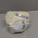 MooMee Fitted Bottom Sheet Only 100% Washed Cotton Linen Like Textured Breathable Durable Soft Comfy Deep Pocket Fits Mattress up to 17" (Heathered Butter Yellow, Twin)