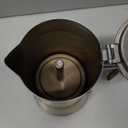 Stovetop Espresso Maker, 6Cup 10 oz Moka Pot, Stainless Steel Cuban and Italian Coffee Maker for Cafetera Cubana, Greca De Cafe Induction Stovetop Compatible, Coffee Gift for Home Travel (Silver)