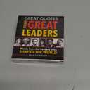 2023 Great Quotes From Great Leaders Boxed Calendar: 365 Inspirational Quotes From Leaders Who Shaped the World (Daily Calendar, Office Desk Gift for Him or Her)