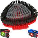 2 x Scrubber Mop Replace Head Compatible with O Cedar EasyWring 1 Tank,Spin Replacements Heads,Scrub Brush Attachment for Bathroom,Kitchen and Various of Hard Floors