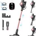 V8PRO Cordless Vacuum Cleaner for Home - 25Kpa Stick Vacuum with Self Standing Design, Max 35Min Runtime, 6 in 1 Lightweight Vacuum for Hardwood Floors and Carpet Pet Hair (Champagne)
