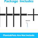 Heavy Plant Stand for 10"-16" Plant Pot Indoor Outdoor Corner, Adjustable Metal Heavy Duty for Large Pot (Black 1 Pack)