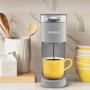 Keurig KMini Single Serve KCup Pod Coffee Maker, 6 to 12oz Brew size, with Cord Storage, Perfect for Small Spaces, Studio Gray