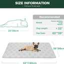 FXW Washable Pee Pads for Dogs, Puppy Pads with Super Absorbent, Specifically Designed for FXW Rollick/Homeplus 24inch 6 Panels Dog Playpen, 39" x 63" Rectangle, Khaki, 1 Pack