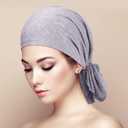 Syhood 6 Pieces Head Scarf for Women Slip on Pretied Head Scarves Cancer Headwear Turban Hat Beanie Wrap (Mix Color)