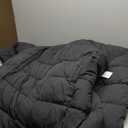 Amazon Essentials Mens Hooded Long Puffer Coat (4X-Large Big, Black)