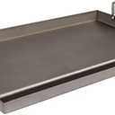 Griddle for Gas Grill, Metal Flat Top Griddle Insert for Outdoor Gas Grill, 25" x16" Cooking Skillet Plate Pan Teppanyaki for Charcoal/Electric Grills Fits Camping Outdoor Tailgating Parties Grilling