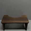 AZEN Wood Toilet Stool Squat Adult, Poop Stool for Bathroom Adults, Portable Toilet Potty Stools for Adults, 7 Inch Height