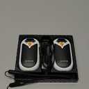 Hand Warmers Rechargeable 2 Pack with LED Display, 4 Heat Settings & Fast Heating, Portable Electric Hand Warmers for Camping Hunting Commuting, Valentine's Gifts for Men Women (Black/White)