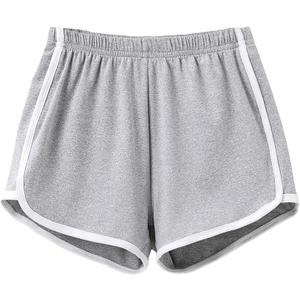SweatyRocks Girl's Running Athletic Shorts Sport Workout Gym Casual Dolphin Shorts (Light Grey), Medium